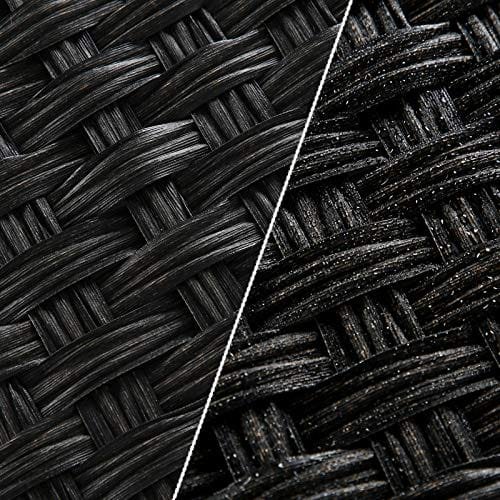 Songmics uppdelad tvättkorg med lock, bambu tvätthamper med 2 sektioner, 90L Svart 6 Songmics uppdelad tvättkorg med lock, bambu tvätthamper med 2 sektioner, 90L Svart - Bild 6