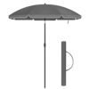 HandlaNu 2 m parasol med solskydd och bärväska för utomhusbruk.