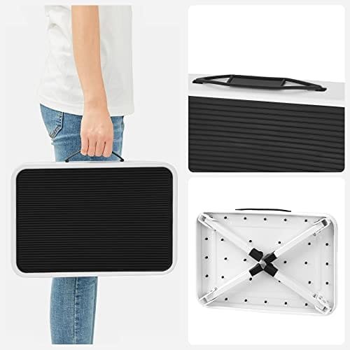 SONGMICS trappstege, hopfällbar trapppall, stål, last upp till 150 kg, vit 5 SONGMICS trappstege, hopfällbar trapppall, stål, last upp till 150 kg, vit - Bild 5