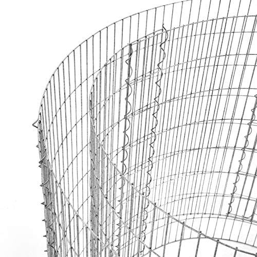 SONGMICS Hög rund gabion för stenar, metallgabionbur och korg, 90 x 40 cm (dia. x H) 4 SONGMICS Hög rund gabion för stenar, metallgabionbur och korg, 90 x 40 cm (dia. x H) - Bild 4