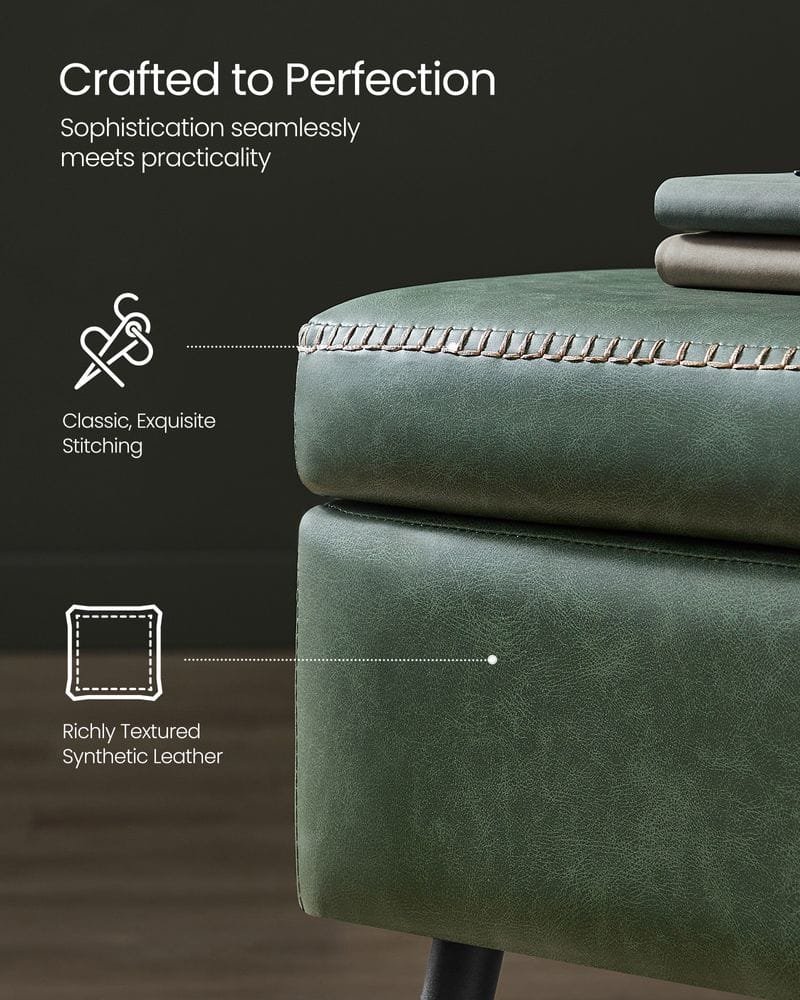 VASAGLE EKHO Collection - Osmansk förvaringsbänk - Syntetläder 3 VASAGLE EKHO Collection - Osmansk förvaringsbänk - Syntetläder - Bild 3