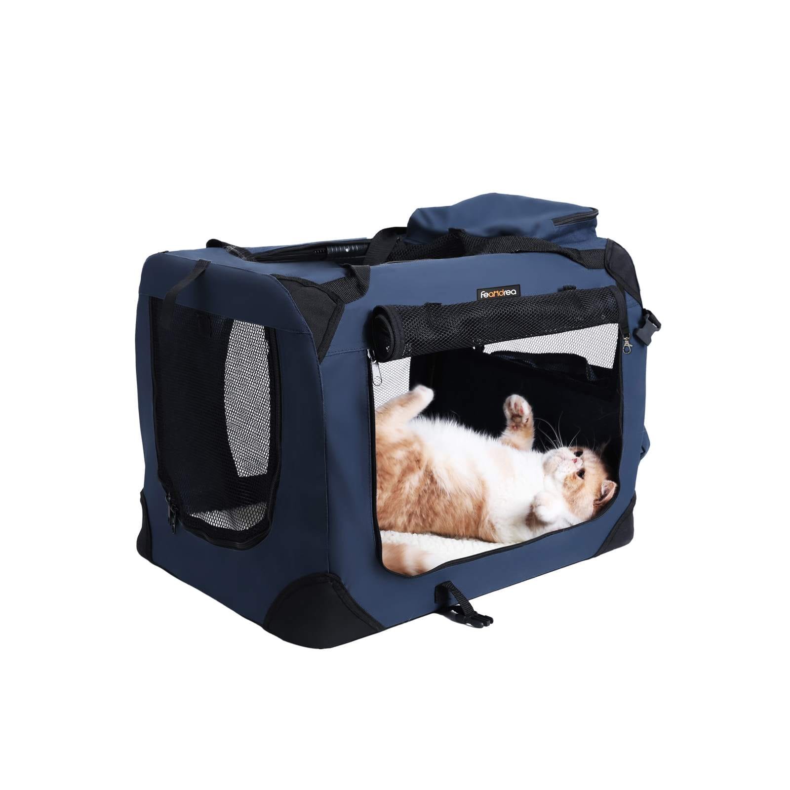 Hundhållare, Vikt Tyg Pet Carrier, 70 X 52 X 52 Cm, Mörkblå 2 Hundhållare, Vikt Tyg Pet Carrier, 70 X 52 X 52 Cm, Mörkblå - Bild 2
