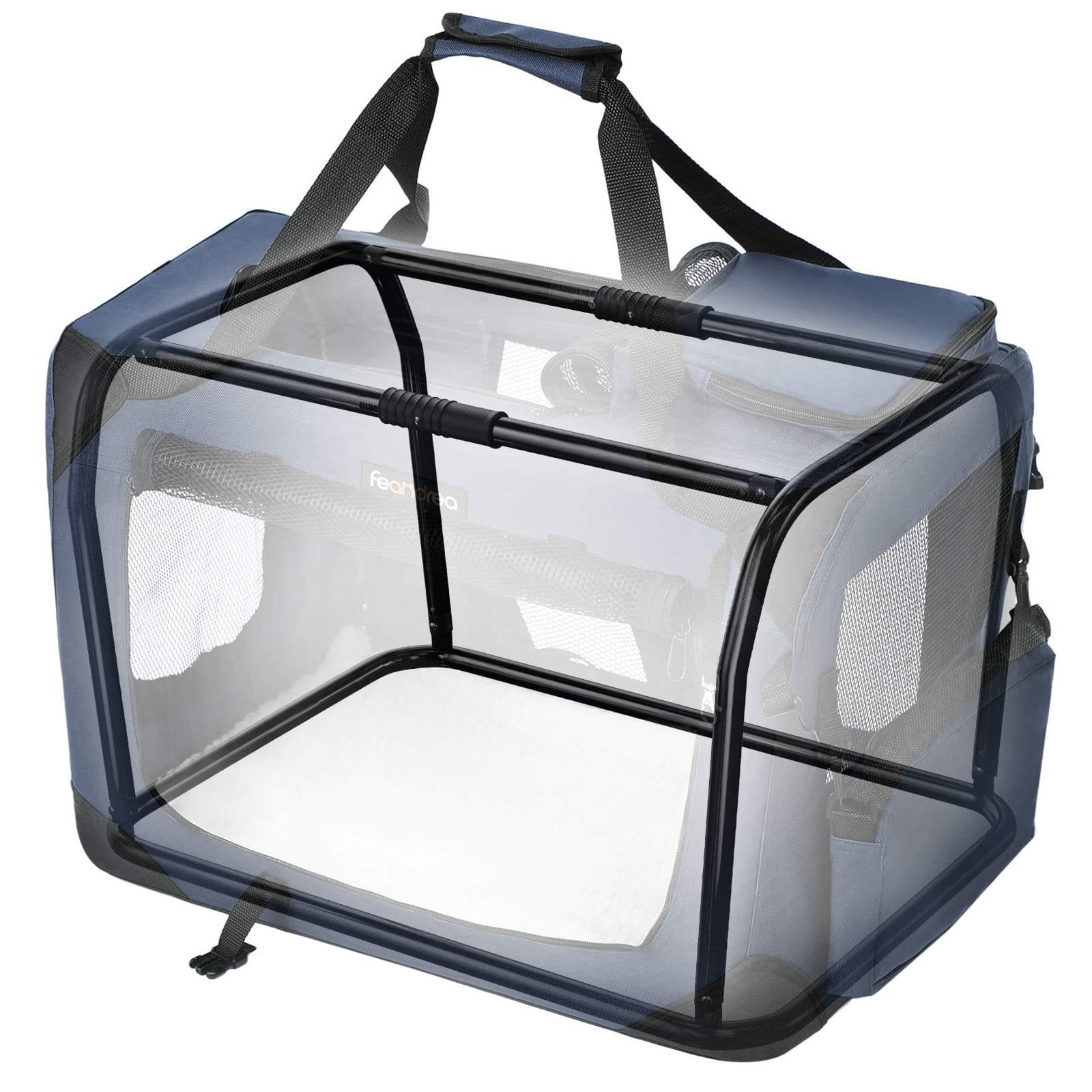 Hundhållare, Vikt Tyg Pet Carrier, 70 X 52 X 52 Cm, Mörkblå 4 Hundhållare, Vikt Tyg Pet Carrier, 70 X 52 X 52 Cm, Mörkblå - Bild 4