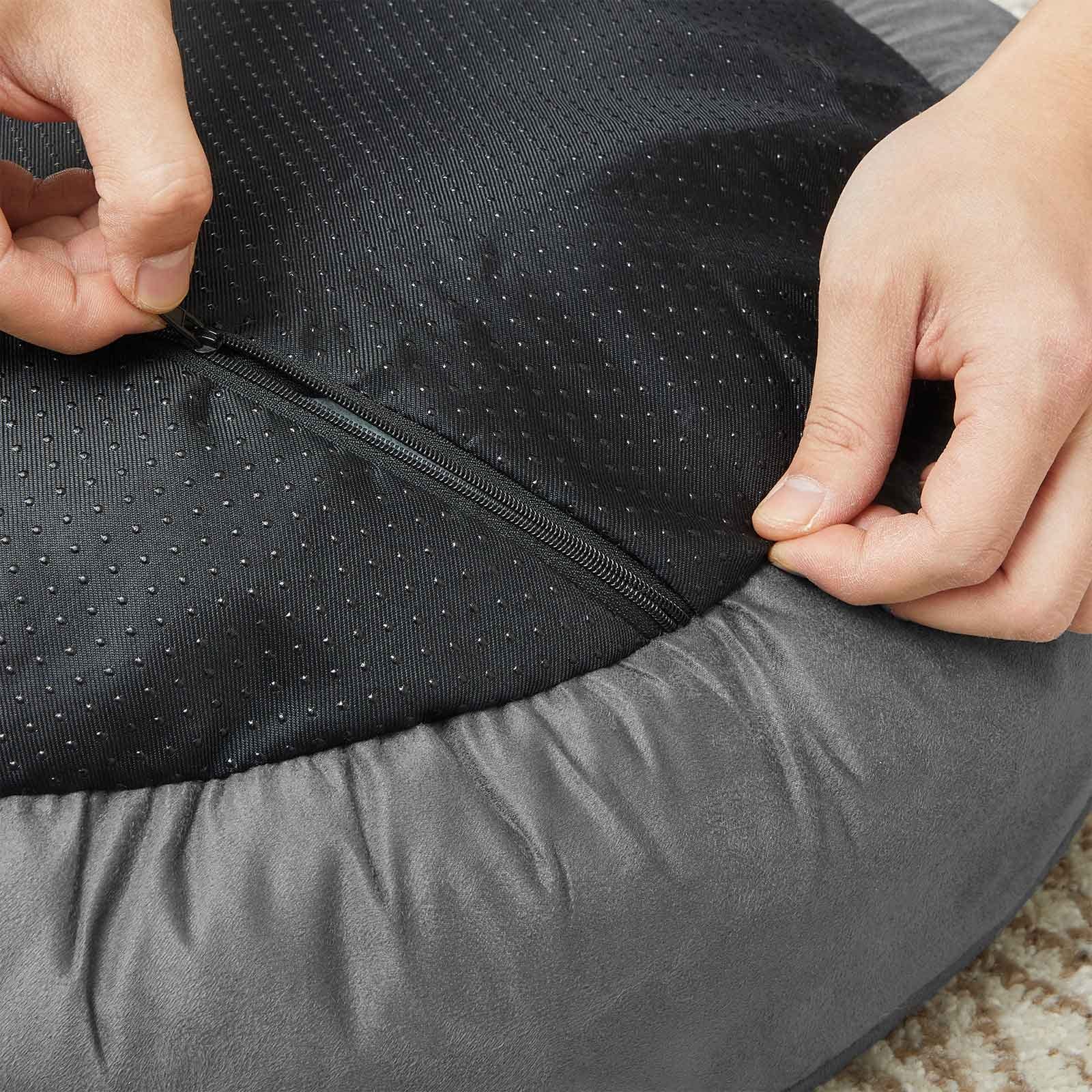 Hundsäng, Donut Kattbädd, Rund, 60 Cm Dia., Mörkgrå 3 Hundsäng, Donut Kattbädd, Rund, 60 Cm Dia., Mörkgrå - Bild 3