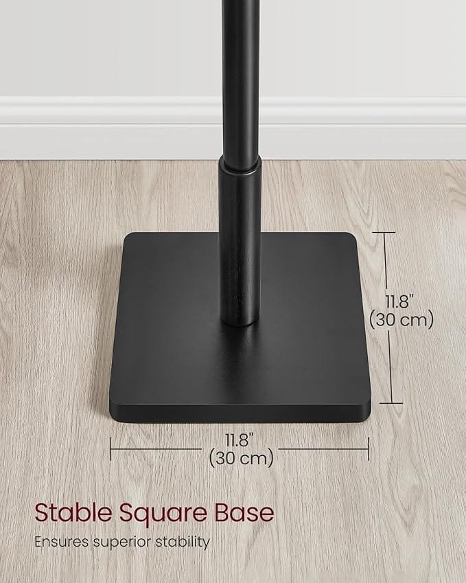 Klädhängare i Massivt Trä, Fristående Hall med 8 Krokar, Bläcksvart 5 Klädhängare i Massivt Trä, Fristående Hall med 8 Krokar, Bläcksvart - Bild 5