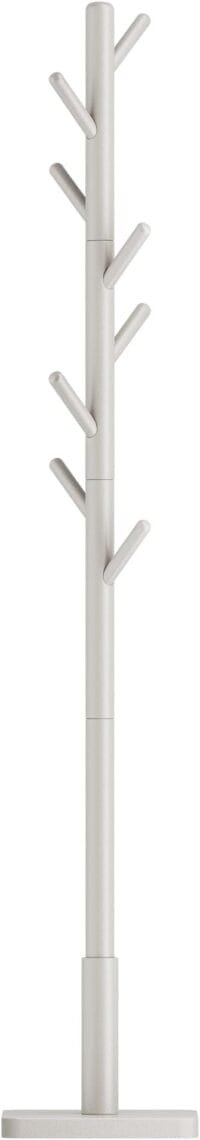 Klädhängare, Klädstativ i Massivt Trä, Fristående, För Entré, Hall, Cappuccino Beige