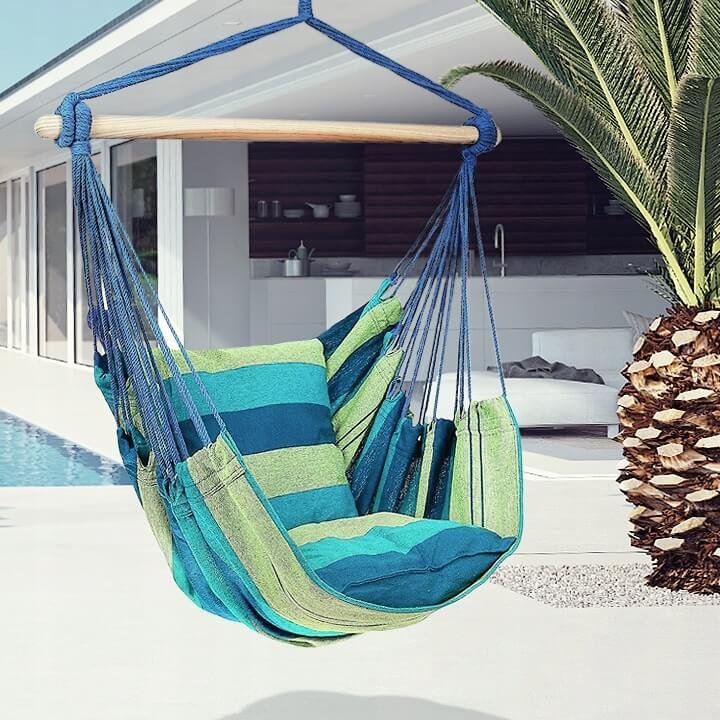 Brasilianska hängmatta med kuddar PROMIS HM100 3 Brasilianska hängmatta med kuddar PROMIS HM100 - Bild 3