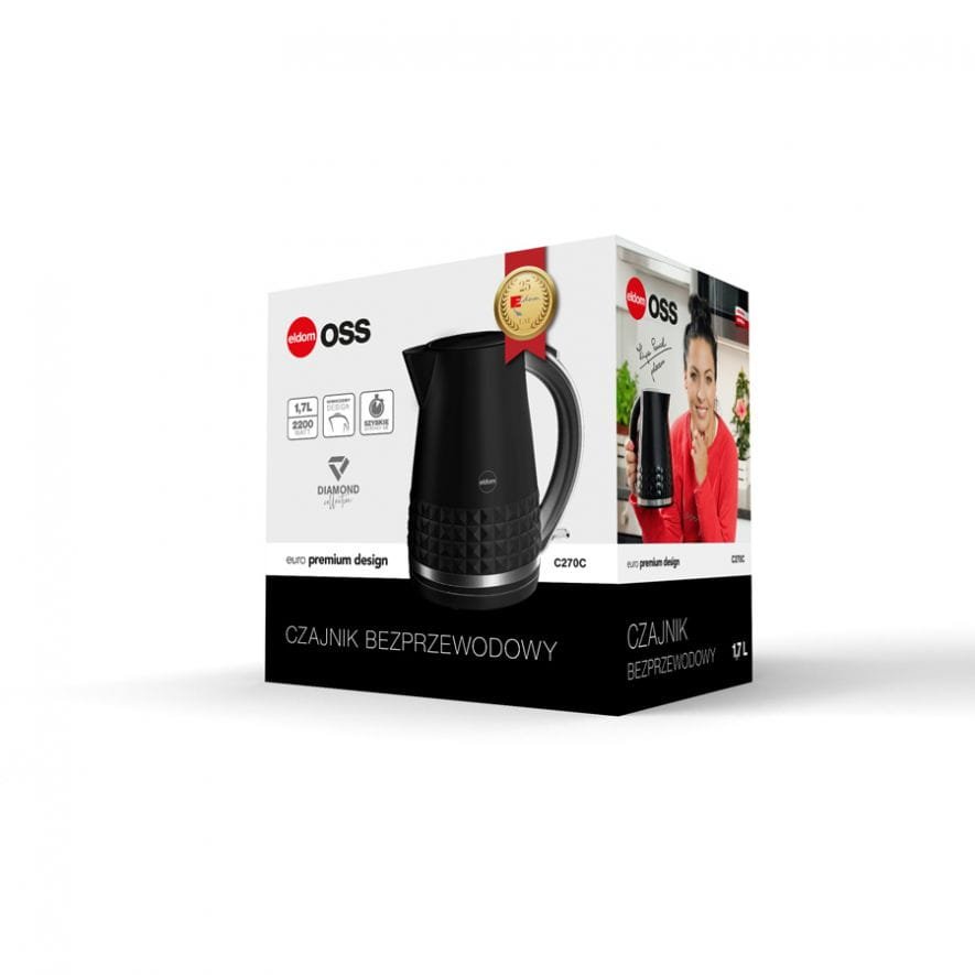 Eldom C270C OSS trådlös vattenkokare 3 Eldom C270C OSS trådlös vattenkokare - Bild 3