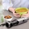 Blender BL210 Eldom med soppa och tillbehör på köksbänk.