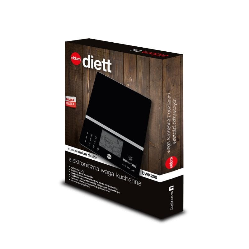 Eldom DWK200 köksvåg mätning av kalorier och kolesterol 6 Eldom DWK200 köksvåg mätning av kalorier och kolesterol - Bild 6