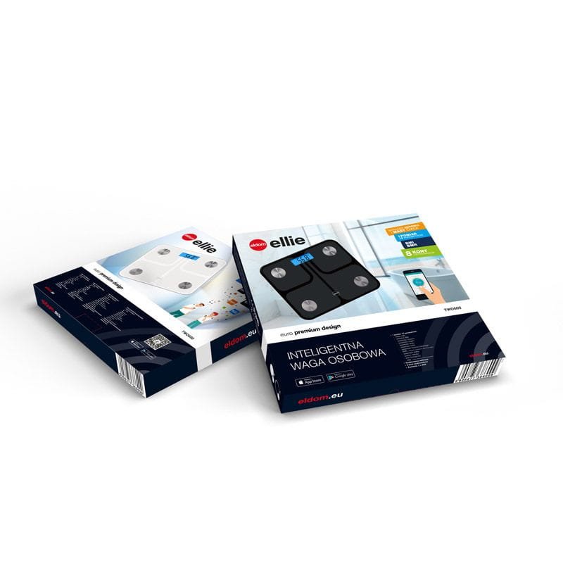 Intelligent personliga skala Vit Eldom TWO600B Ellie 6 Intelligent personliga skala Vit Eldom TWO600B Ellie - Bild 6