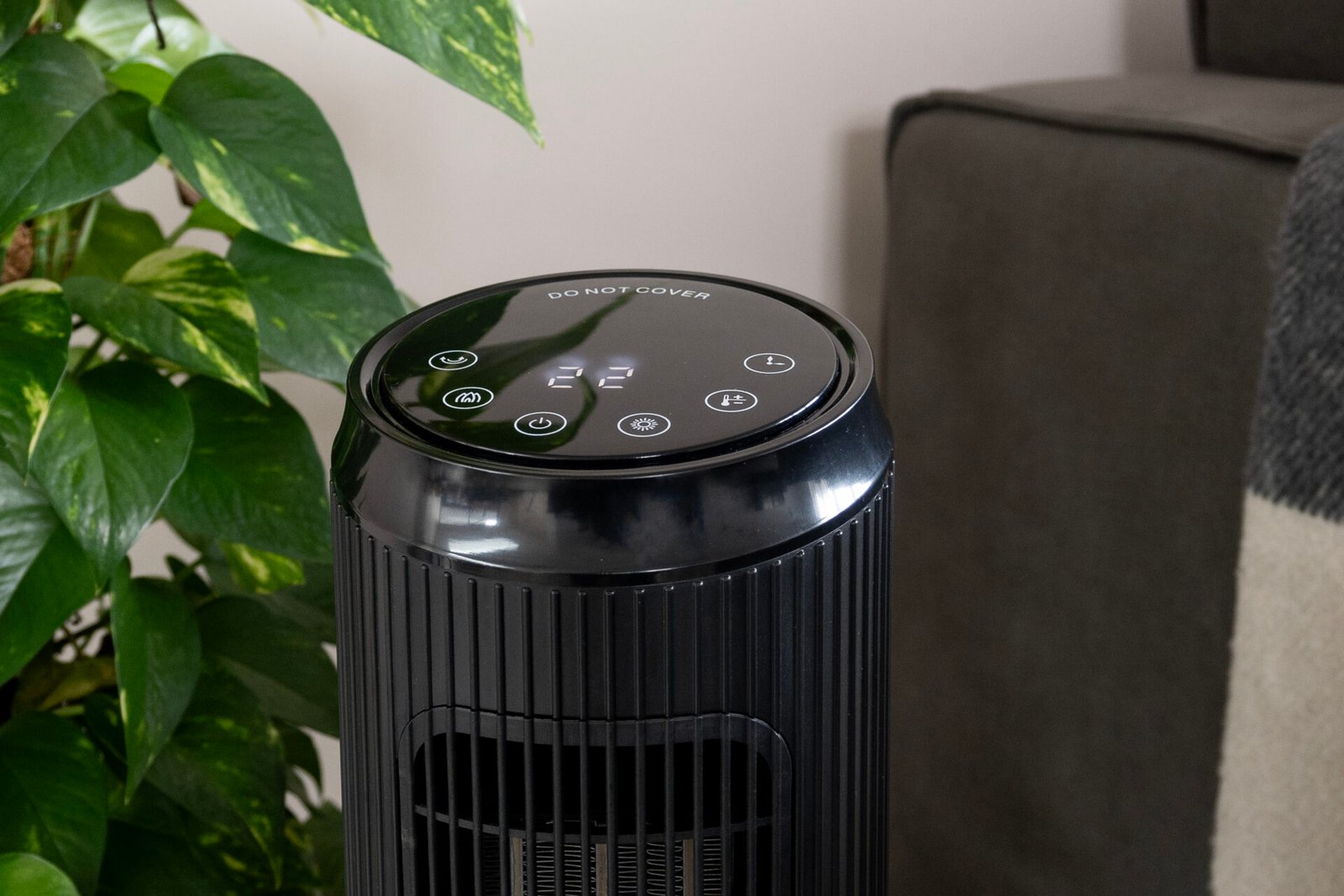 BREND Elektrisk värmekamin med atmosfärseld - Keramisk - Svart 6 BREND Elektrisk värmekamin med atmosfärseld - Keramisk - Svart - Bild 6