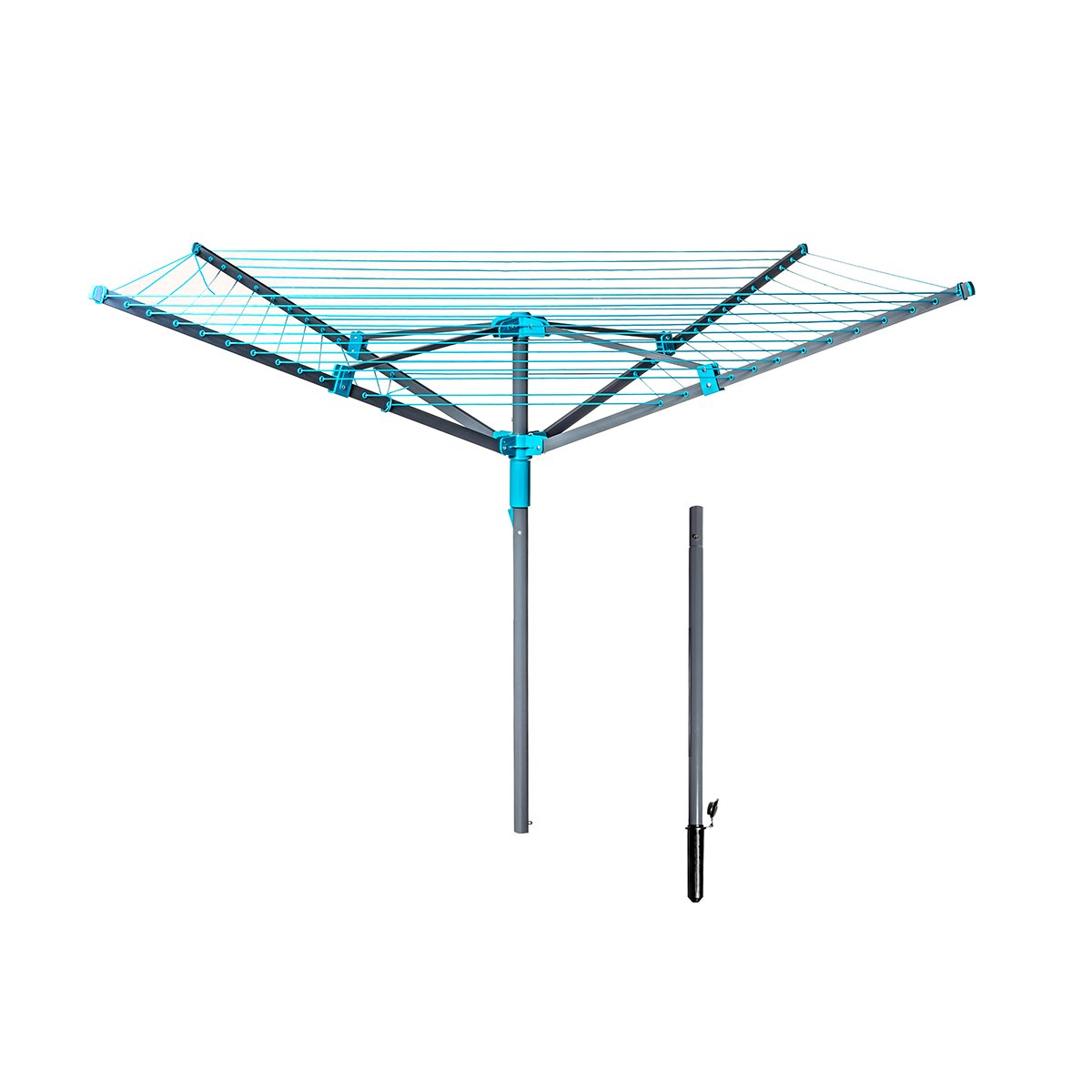 Shine Torktumlare för utomhusbruk - Hopfällbar - 50 meter torklängd 2 Shine Torktumlare för utomhusbruk - Hopfällbar - 50 meter torklängd - Bild 2