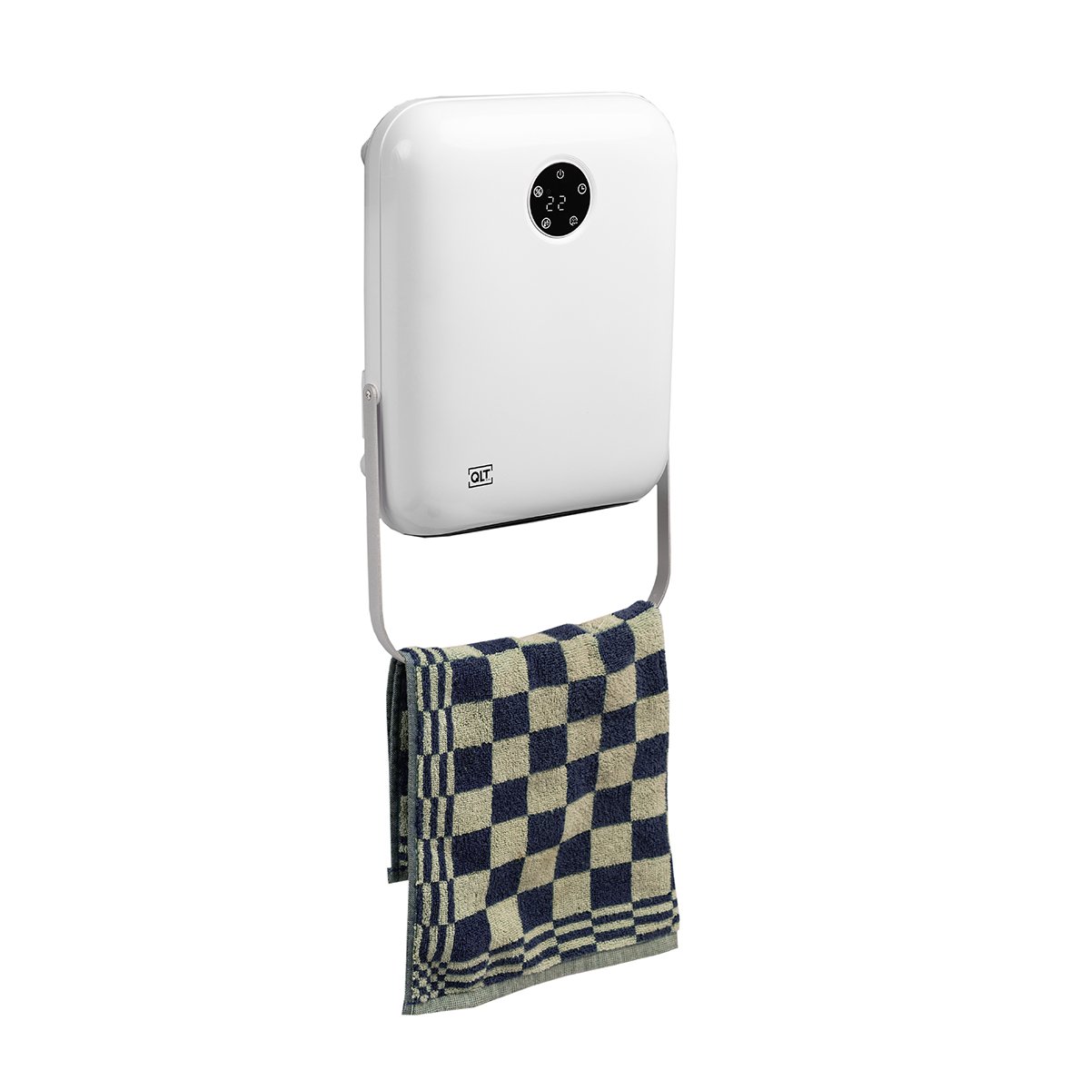 QLT Badrumsuppvärmning med väggmontering och handdukstork - Vit 4 QLT Badrumsuppvärmning med väggmontering och handdukstork - Vit - Bild 4