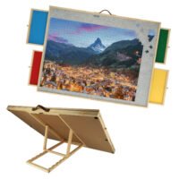 BREND BR-2224 Justerbar pussellist med 4 lådor för 1500 bitar