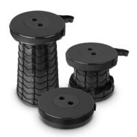 Nexxt Fällbar pall - Hopfällbar stol - Justerbar höjd