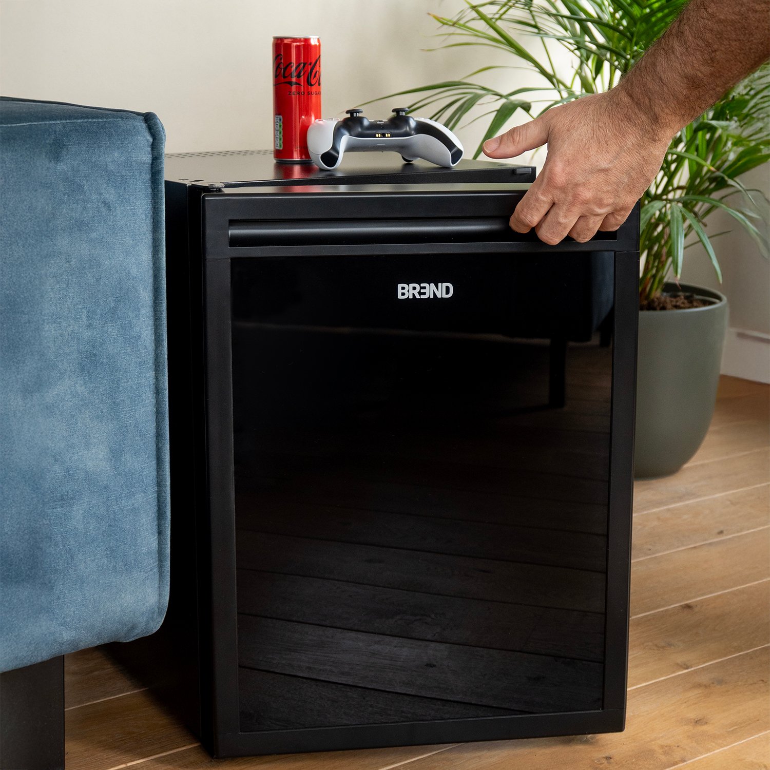 BREND Mini Kylskåp Fristående 40 Liter – Minibar – Svart 6 BREND Mini Kylskåp Fristående 40 Liter – Minibar – Svart - Bild 6