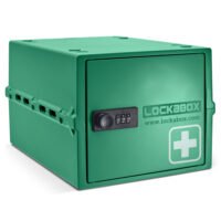 Lockabox One™ Låsbart medicinskåp - Förvaringsbox med kodlås - Grön