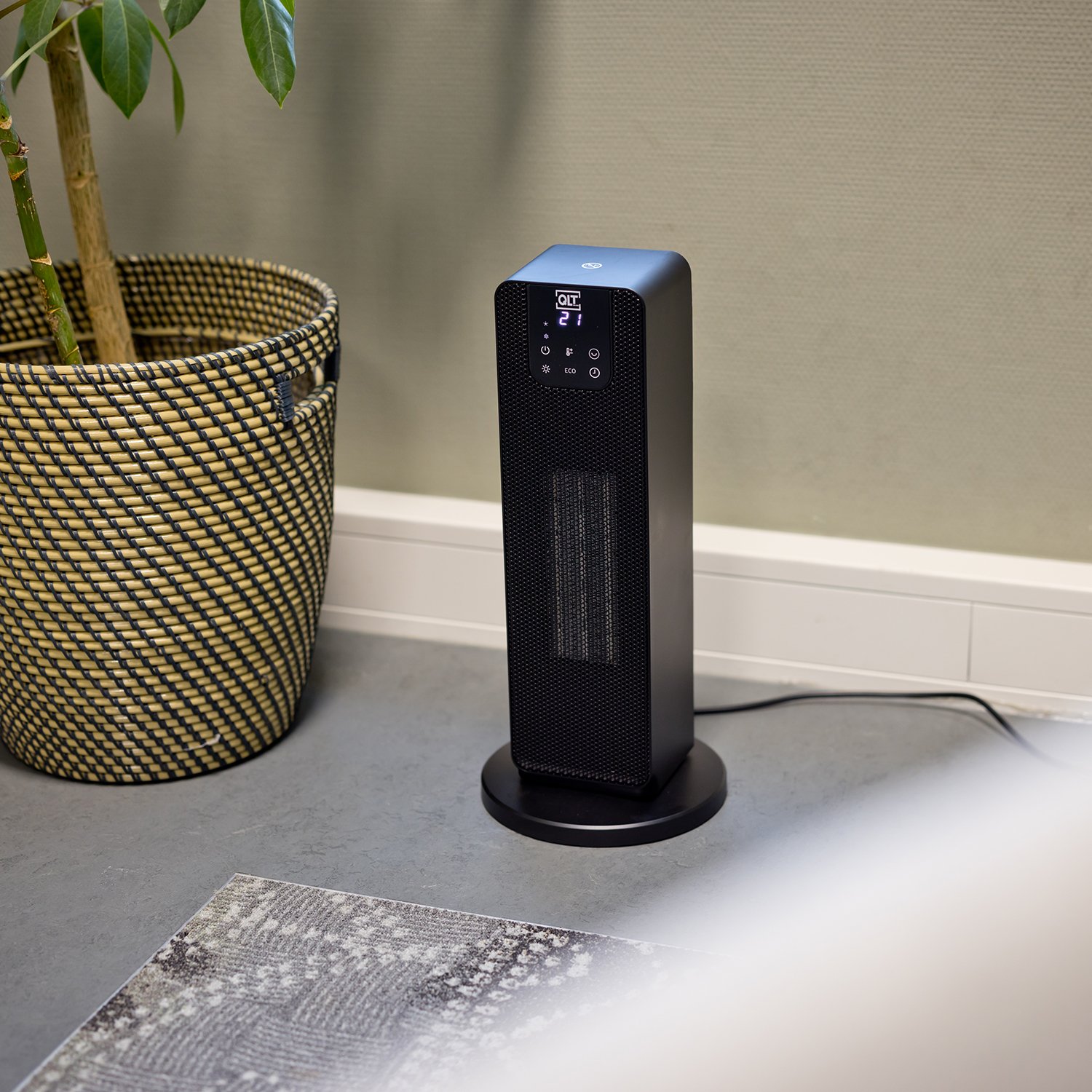 QLT Keramisk platta med glödeffekt – Elektrisk uppvärmning – Svart 6 QLT Keramisk platta med glödeffekt – Elektrisk uppvärmning – Svart - Bild 6