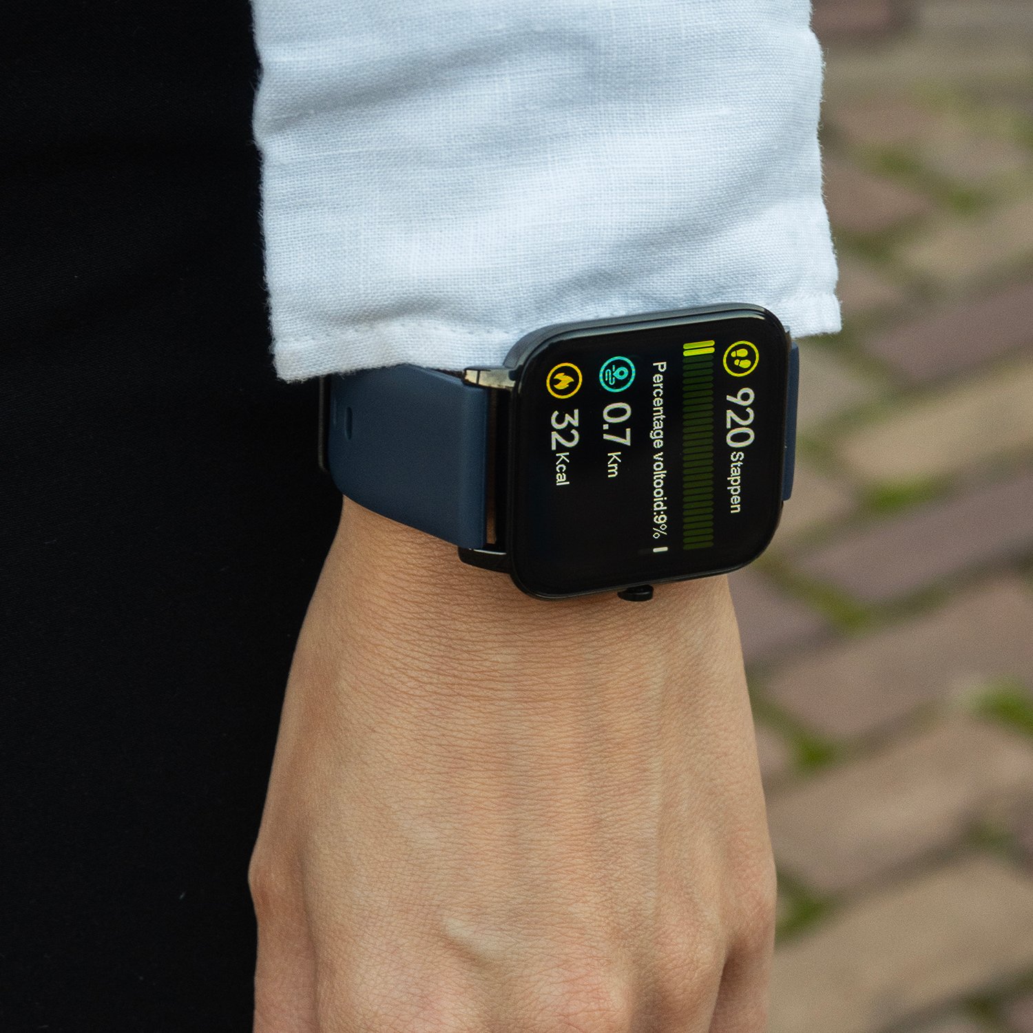 BREND Smartklocka för Damer och Herrar - Sportklocka med Stegräknare – Svart 5 BREND Smartklocka för Damer och Herrar - Sportklocka med Stegräknare – Svart - Bild 5