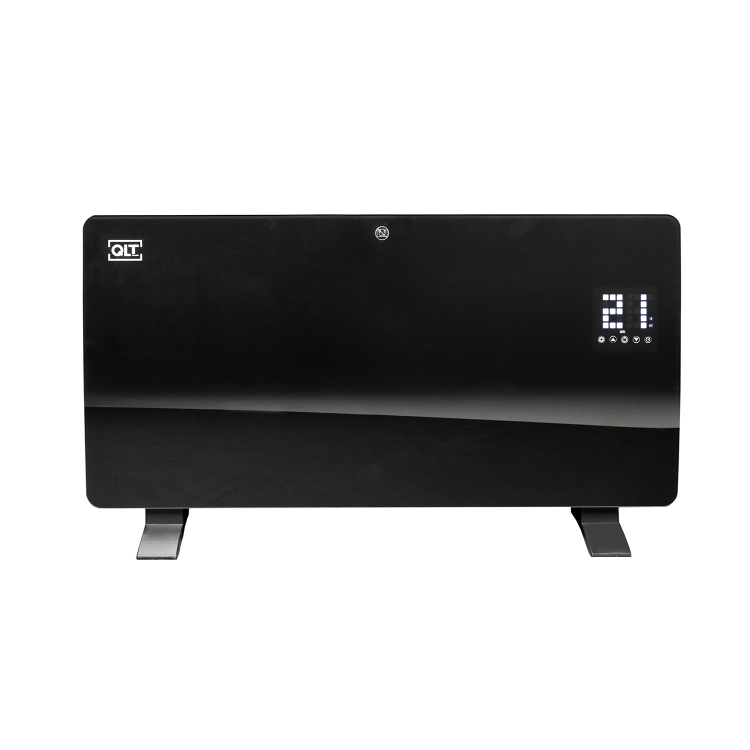 QLT Kurvad Värmepanel av Glas – Elektrisk Element med App - Svart 2 QLT Kurvad Värmepanel av Glas – Elektrisk Element med App - Svart - Bild 2