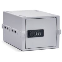 Lockabox Mini™ Förvaringslåda med kodlås – Låsbar medicinskåp – Vit