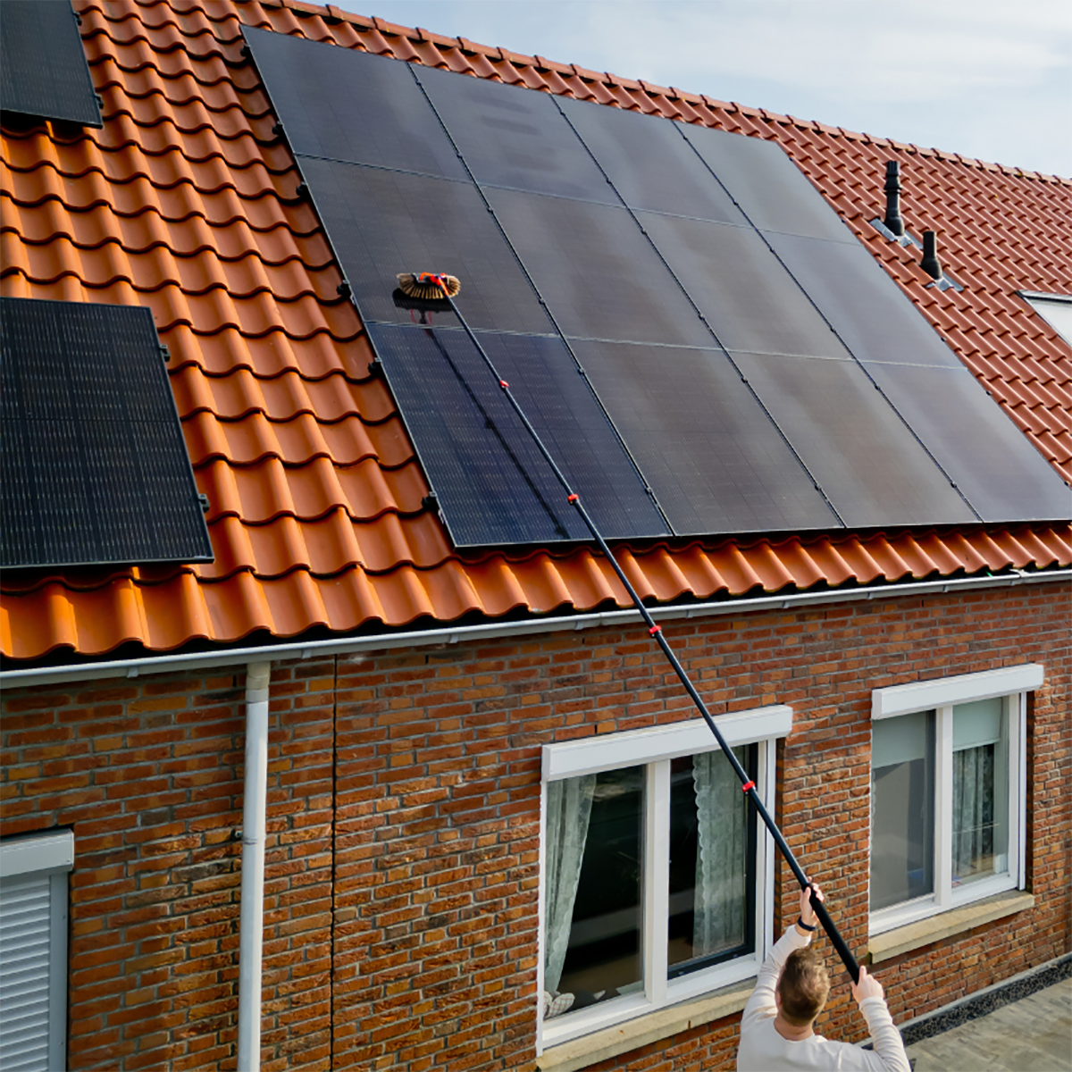 Shine teleskopisk tvättborste 6,5 meter – teleskopstång med borste 5 Shine teleskopisk tvättborste 6,5 meter – teleskopstång med borste - Bild 5