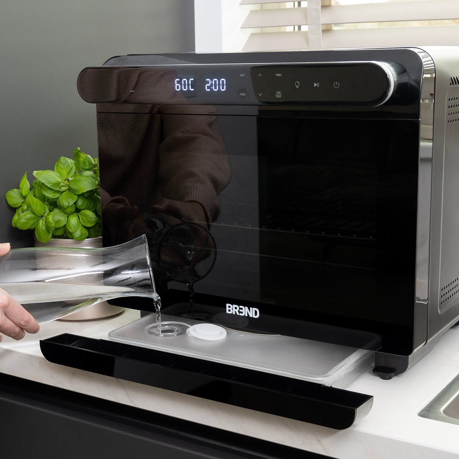 BREND BR-2234 Combi Airfryer Ångugn - Självrengörande - 24 Liter 5 BREND BR-2234 Combi Airfryer Ångugn - Självrengörande - 24 Liter - Bild 5