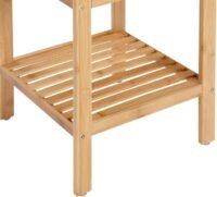 SONGMICS 4 Tier Multifunctional Bathroom Shelves 100% Bamboo Storage Unit 7 SONGMICS 4 Tier Multifunctional Bathroom Shelves 100% Bamboo Storage Unit - Bild 7