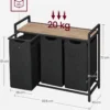 Tvättkorg med hyllplan, tvättsorterare, för 38-liters tvättpåsar - Bild 3
