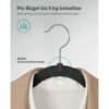 Hållbar klädhängare för tyngre kläder, 5 kg belastning, stabil design.
