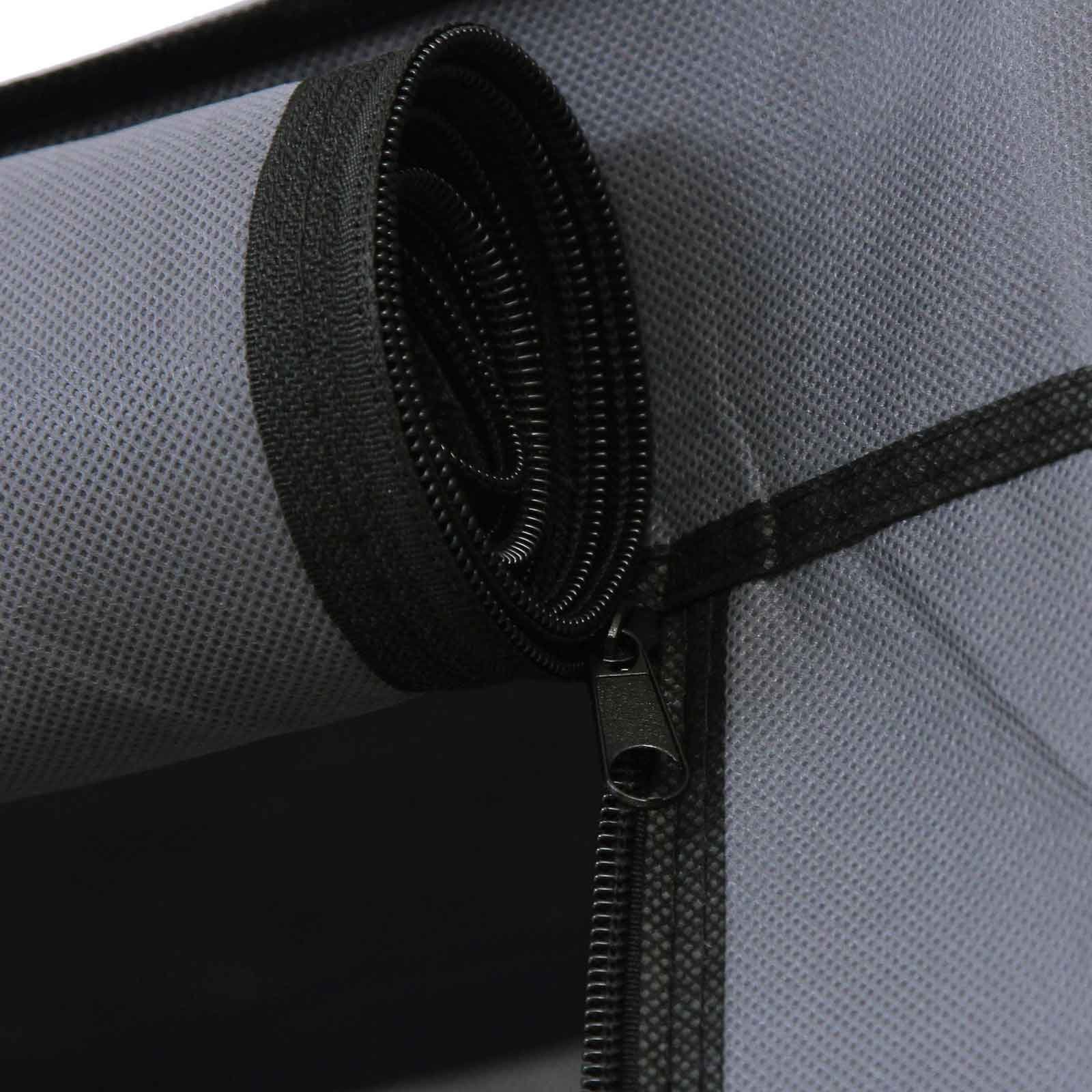 Skohylla med 10 våningar och dammtät överdrag, förvaringsskåp, 88 x 28 x 160 cm, grå 5 Skohylla med 10 våningar och dammtät överdrag, förvaringsskåp, 88 x 28 x 160 cm, grå - Bild 5