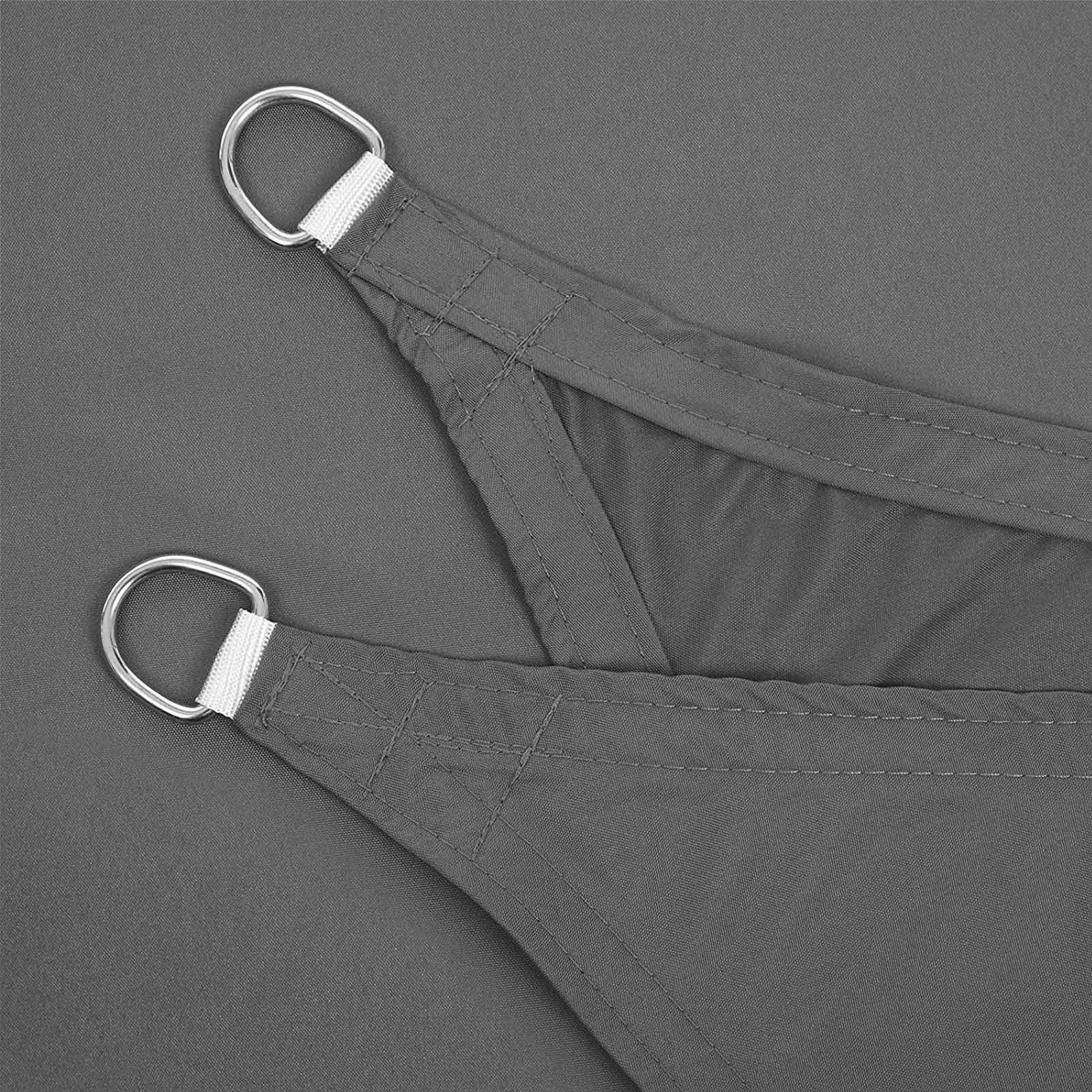 SONGMICS 3 x 4 m Sun Shade Sail, Sun Protection for Garden Balcony and Terrace, PES Polyester, 93% UV Block, Water Repellent, Smoky Grey GSH34GYV1 5 SONGMICS 3 x 4 m Sun Shade Sail, Sun Protection for Garden Balcony and Terrace, PES Polyester, 93% UV Block, Water Repellent, Smoky Grey GSH34GYV1 - Bild 5