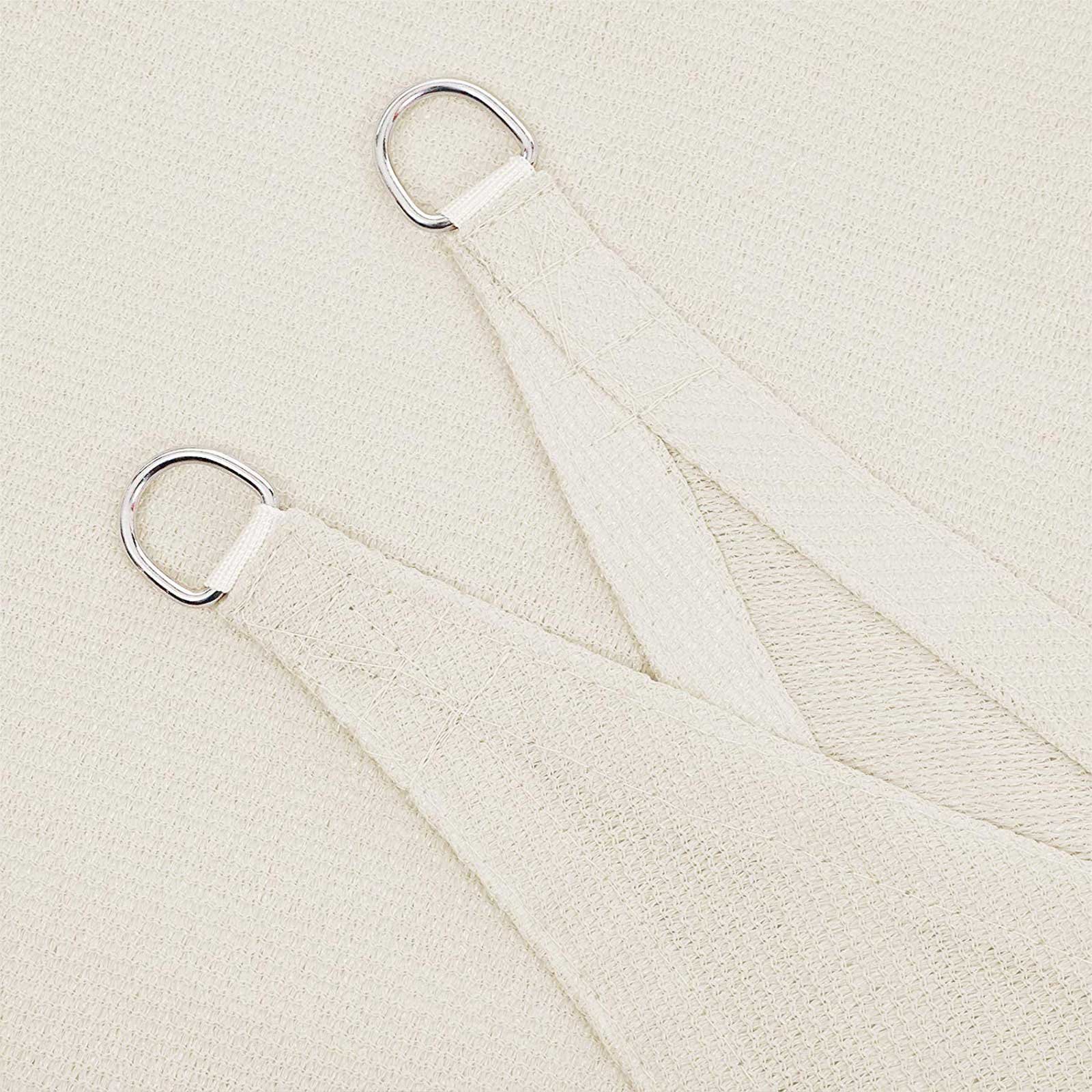 SONGMICS 2 x 3 m HDPE Sun Shade Sail Awning Sun Protection UV Protection Breathable Garden Balcony Patio Breathable Water Permeable Beige White GSS23IVV1 6 SONGMICS 2 x 3 m HDPE Sun Shade Sail Awning Sun Protection UV Protection Breathable Garden Balcony Patio Breathable Water Permeable Beige White GSS23IVV1 - Bild 6