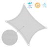 Tear-resistant UV-protective sun shade sail för utomhusbruk.