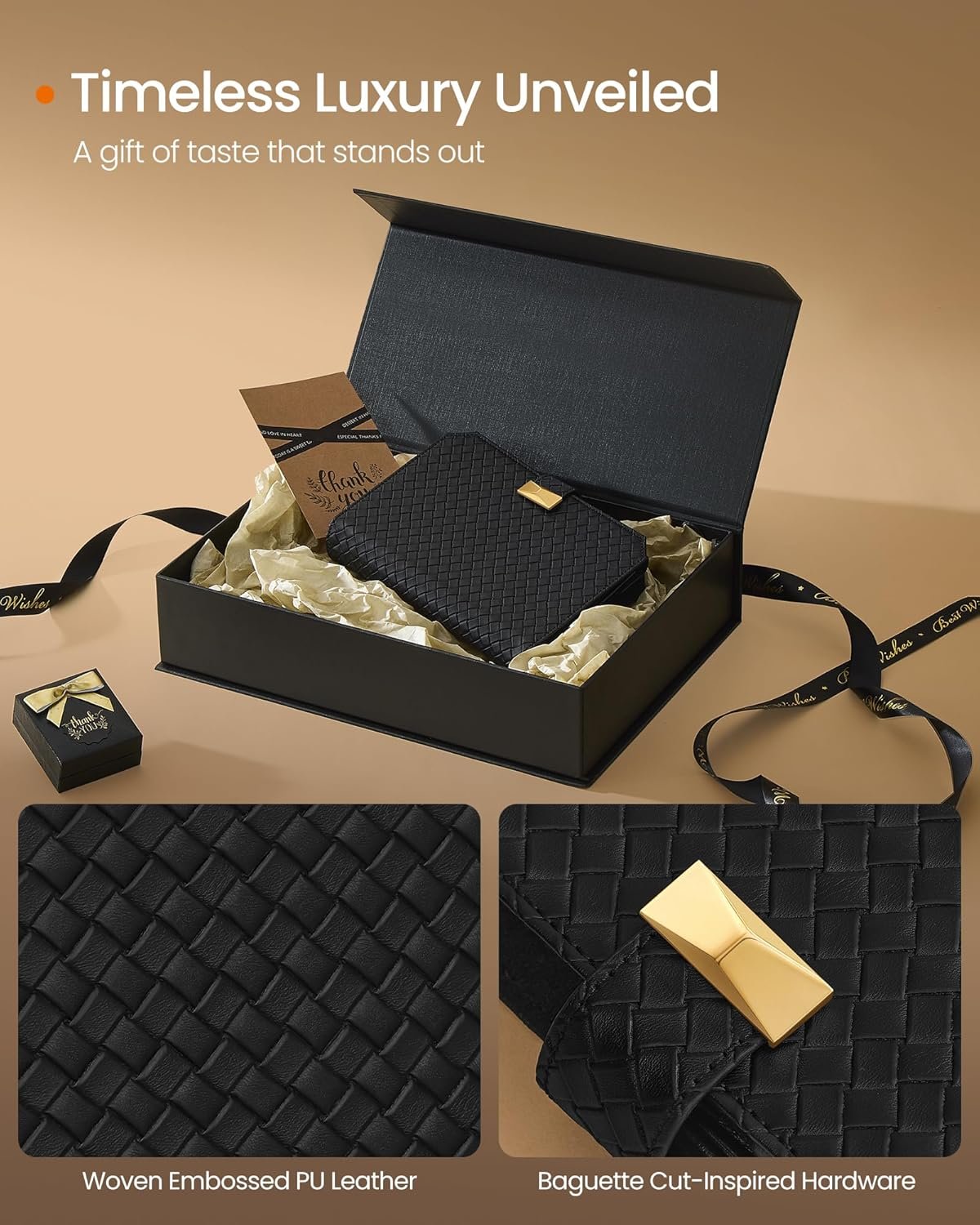 Klockdisplay med 9 fack, klockdisplay med glasfönster, bläcksvart 3 Klockdisplay med 9 fack, klockdisplay med glasfönster, bläcksvart - Bild 3