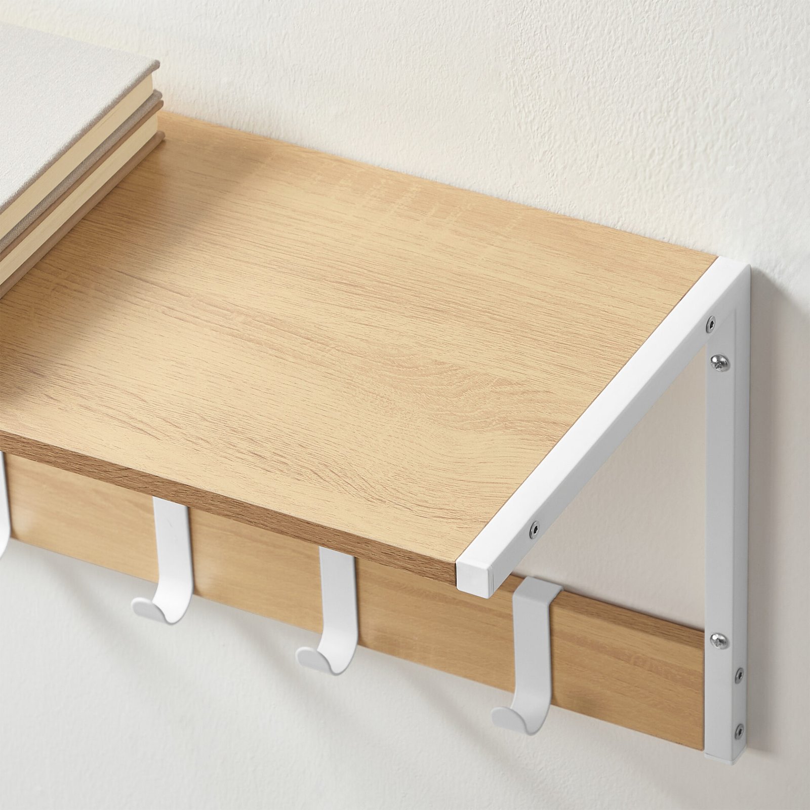 2-delade flytande hyllor, väggmonterade hängande hyllor, displayhylla, ekvit 6 2-delade flytande hyllor, väggmonterade hängande hyllor, displayhylla, ekvit - Bild 6