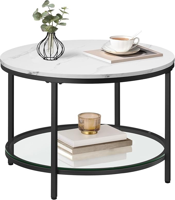 ASAGLE LCT072W13 Coffee Table with Glass Top and Large Storage Space for Living Room Sofa Easy Assembly Modern Style Marble White and Ink Black 1 ASAGLE LCT072W13 Coffee Table with Glass Top and Large Storage Space for Living Room Sofa Easy Assembly Modern Style Marble White and Ink Black