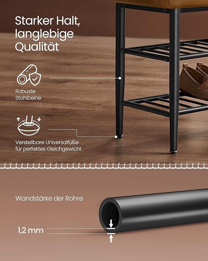 VASAGLE Toy Storage for Kids, Kids Storage Unit, Storage Cabinet with Wheels, 30 x 102 x 60 cm, Kids Bookcase, 3 Drawers, for Living Room, Children's Room, Playroom, Sand Beige LHS380K01 6 VASAGLE Toy Storage for Kids, Kids Storage Unit, Storage Cabinet with Wheels, 30 x 102 x 60 cm, Kids Bookcase, 3 Drawers, for Living Room, Children's Room, Playroom, Sand Beige LHS380K01 - Bild 6