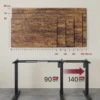 Elektrisk bordsram, bordsstativ, utan bordsskiva - Bild 2