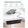 Multifunktionell controller med LED-display och USB-anslutning.