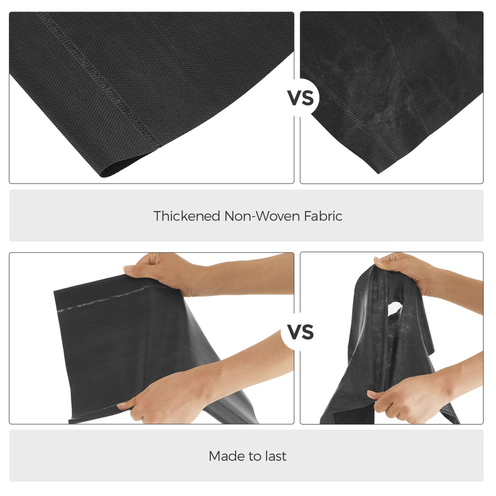 VASAGLE Shoe Rack Storage Organiser, with Raised Edges, 4 Mesh Shelves, Holds up to 14 Pairs of Shoes, for Sneakers, High Heels, Slippers, Industrial, Rustic Brown and Black LBS022B01 4 VASAGLE Shoe Rack Storage Organiser, with Raised Edges, 4 Mesh Shelves, Holds up to 14 Pairs of Shoes, for Sneakers, High Heels, Slippers, Industrial, Rustic Brown and Black LBS022B01 - Bild 4