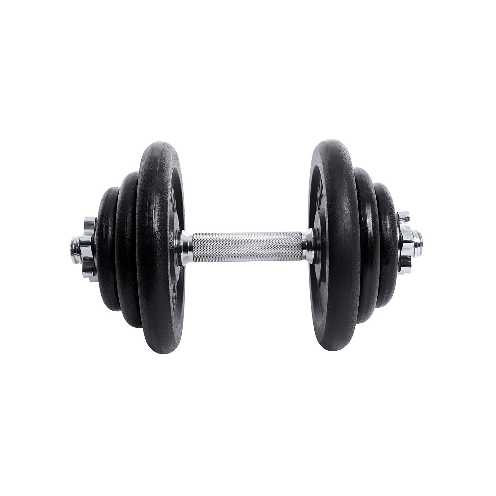 SONGMICS Set of 2 Cast Iron Dumbbells, 2 x 20 kg Weight Plates, Adjustable for Men Women Workout, Steel Grip, Fitness Training, Weight Lifting, Home Gym, Black SYL40T 2 SONGMICS Set of 2 Cast Iron Dumbbells, 2 x 20 kg Weight Plates, Adjustable for Men Women Workout, Steel Grip, Fitness Training, Weight Lifting, Home Gym, Black SYL40T - Bild 2