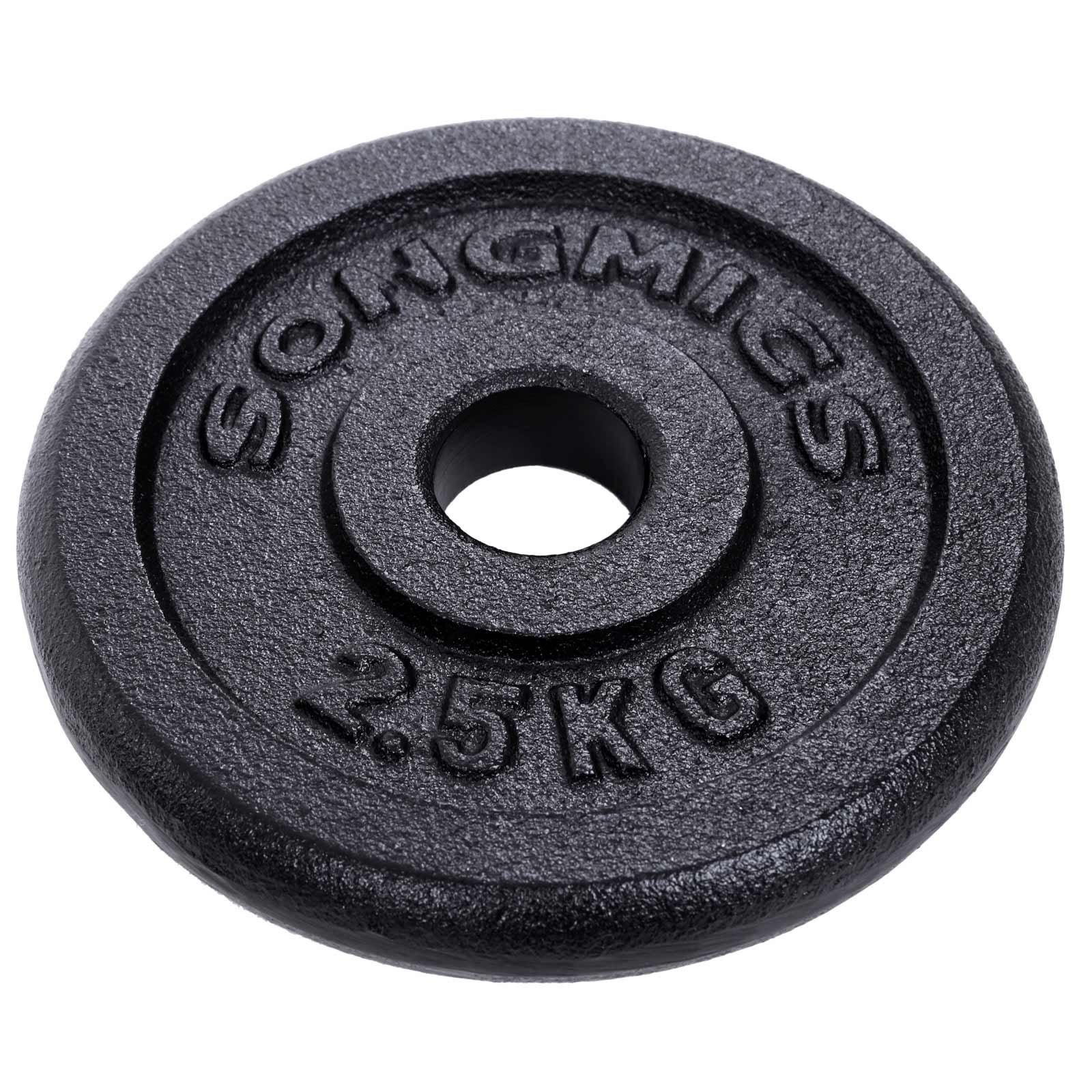 SONGMICS Set of 2 Cast Iron Dumbbells, 2 x 20 kg Weight Plates, Adjustable for Men Women Workout, Steel Grip, Fitness Training, Weight Lifting, Home Gym, Black SYL40T 4 SONGMICS Set of 2 Cast Iron Dumbbells, 2 x 20 kg Weight Plates, Adjustable for Men Women Workout, Steel Grip, Fitness Training, Weight Lifting, Home Gym, Black SYL40T - Bild 4