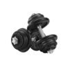 Dumbbell med vikter för styrketräning och fitness.