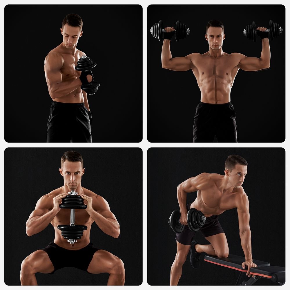 SONGMICS cast iron dumbbell-Single Piece 4 SONGMICS cast iron dumbbell-Single Piece - Bild 4