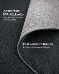 SONGMICS Rug, 160 x 230 cm, Non-Slip Rug, Home Decor, for Living Room, Bedroom, Nursery, Machine Washable, Modern Style, Charcoal Gray TAR013G02 5 SONGMICS Rug, 160 x 230 cm, Non-Slip Rug, Home Decor, for Living Room, Bedroom, Nursery, Machine Washable, Modern Style, Charcoal Gray TAR013G02 - Bild 5