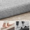 Halkfri matta med non-slip underlag för säkerhet i hemmet.