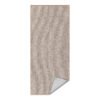 Beige non-slip jute matta för vardagsrum och sovrum.