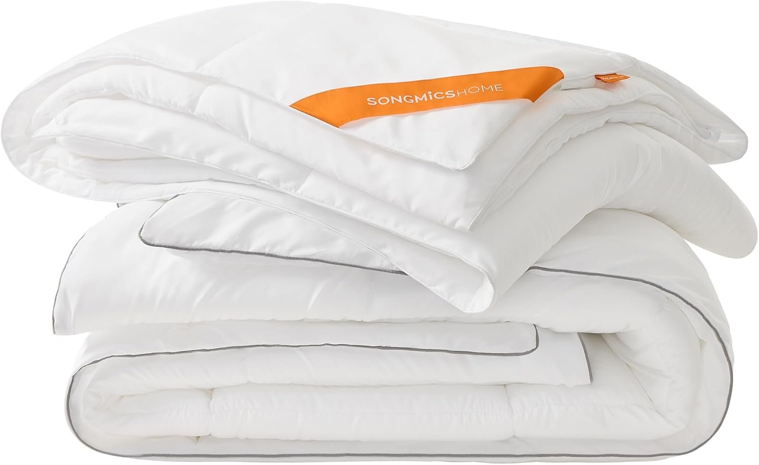 SONGMICS HOME 2 in 1 Duvet Set, 220 x 240 cm Duvets, Consisting of a 150 GSM Summer Duvet and a 350 GSM Winter Duvet, 500 GSM All Season Duvet, 4 Seasons, Cloud White TDC004W01 1 SONGMICS HOME 2 in 1 Duvet Set, 220 x 240 cm Duvets, Consisting of a 150 GSM Summer Duvet and a 350 GSM Winter Duvet, 500 GSM All Season Duvet, 4 Seasons, Cloud White TDC004W01